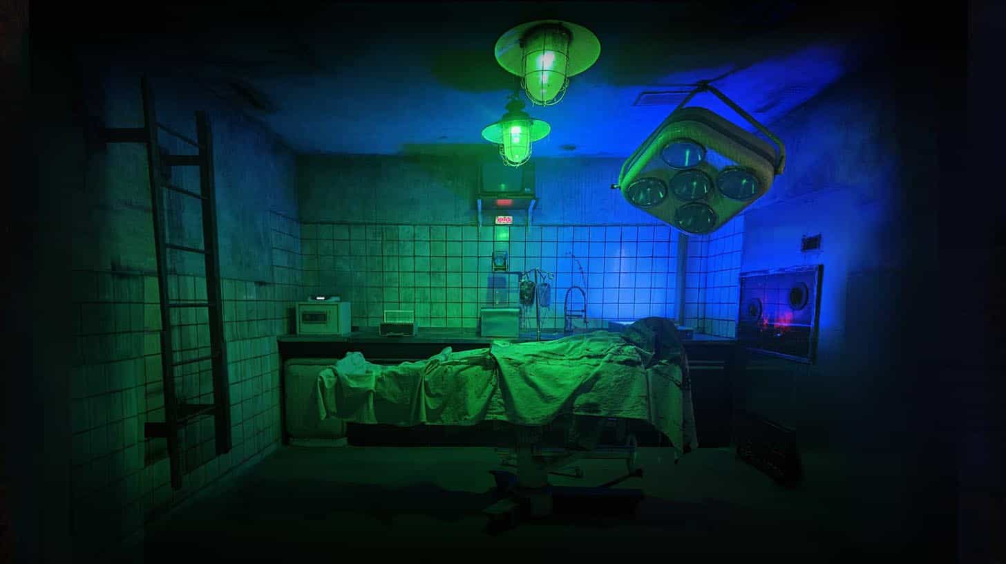 Thrill Park Prague horror house entrance - scary themed attraction